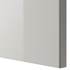RINGHULT Door - high-gloss light grey 40x80 cm