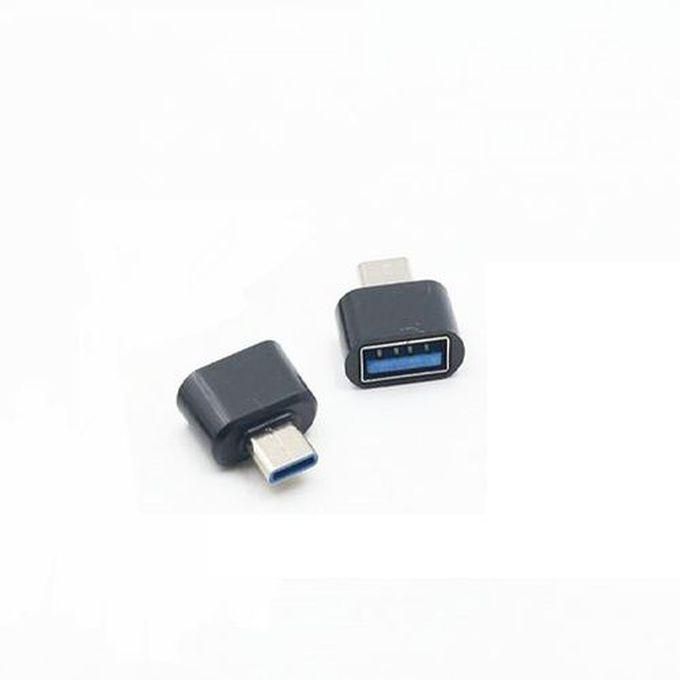 Type-C OTG Male To USB Type A Female USB Adapter - 1pc