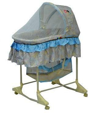 Baby Bed with Mosquito Net by Kiko,Blue - 2115