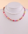 Set Of 2 Necklace -( White And Multi Colors ) - Choker - Beads