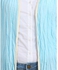 Andora Plain Sleeveless Long Cardigan - Light Blue