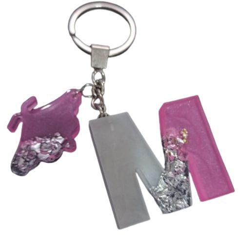 For Mothers Day & Ramdan - Keychain-letter M-PINK