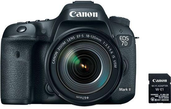 Canon EOS 7D Mark II EF-S 18-135mm F3.5-5.6 IS USM Wi-Fi Adapter Kit