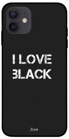 I Love Printed Case Cover -for Apple iPhone 12 mini Black/White Black/White