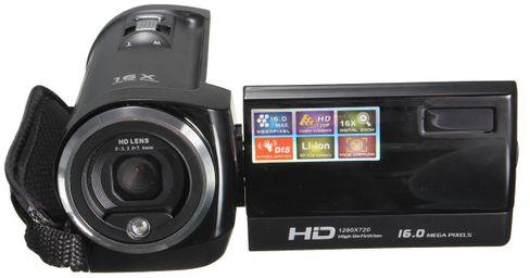 270° Turn Handheld 2.7'' LCD 720P HD 16X Zoom DV Digital Video Camera Camcorder Black
