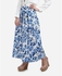 Femina Floral Maxi Skirt - Blue