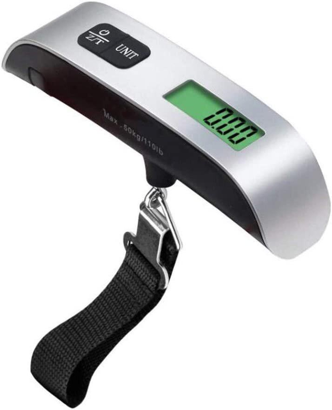 Aily 50Kg/10g Digital Scales, Luggage Scale LCD Display, Portable Mini Electronic Pocket Travel Handheld Weight Balance