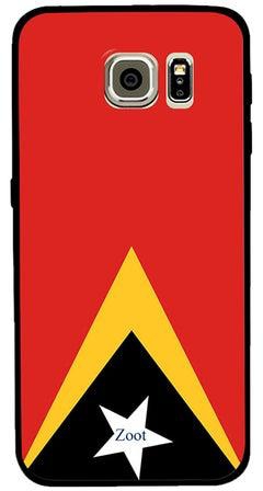 غطاء حماية واقٍ لهاتف سامسونج جالاكسي S6 نمط علم تيمور الشرقية