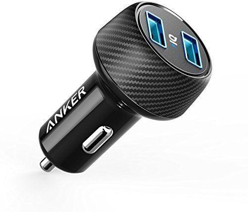 Anker PowerDrive 2 Elite Car Charger  with 2-Port , Black , AK-A2212011