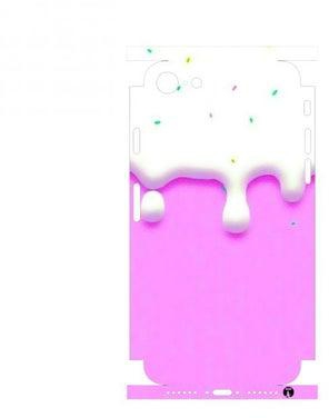 Printed Back Phone Sticker With The Edges For Iphone 6 Plus Ice Cream Vanilla