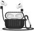 Hoco WB20 - Fenix Protective Cover Case For Apple AirPods Pro With Hook and Neck Strap - Black