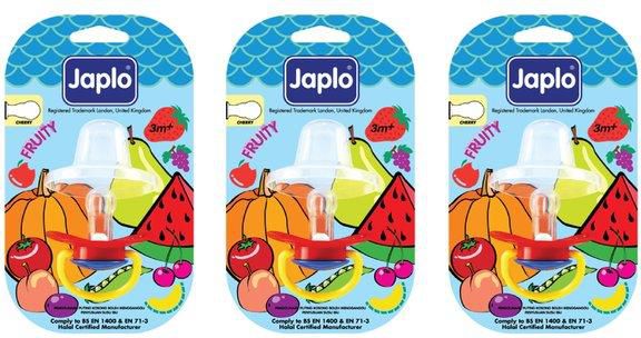 Japlo Fruity Soother - Cherry (3 Blister Cards in 1)
