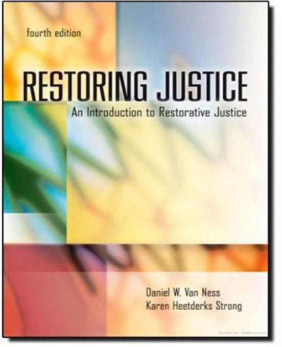 Generic Restoring Justice : An Introduction to Restorative Justice