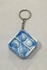 Mini Pop it key chain Square - Light Blue