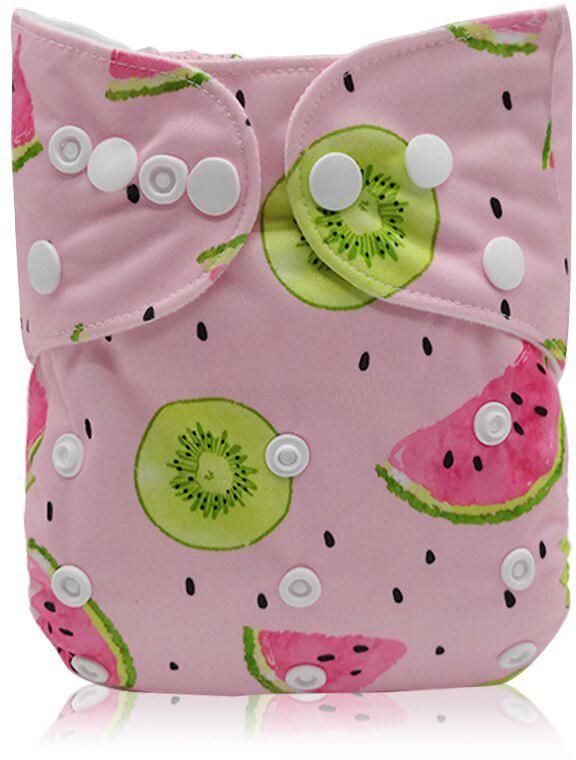 1 Pcs Baby's Cloth Diaper Adjustable Comfy All Match Diapering Cartoon Cloth Diaper
