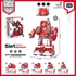 Little Story - 5In1 Robot Transformation Fire Fighter Truck With Remote - Red- Babystore.ae