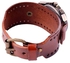 Ccq Brown Vintage Bracelet Leather Watch