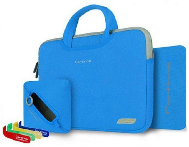 Cartinoe Breath Series 4 in 1 Nylon Lycra Fabric for 11.6 Macbook Air / Netbook [C3-B12] BLUE
