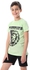 Diadora Boys Printed Cotton T-Shirt -Kiwi