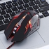 FSGS Black RAJFOO 2400 DPI Professional USB Wired 6D Gaming Mouse With Breathing Light 22614