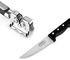 Taha Offer Metal Knife Sharpener With Plastic Handle 1 Piece Black Color