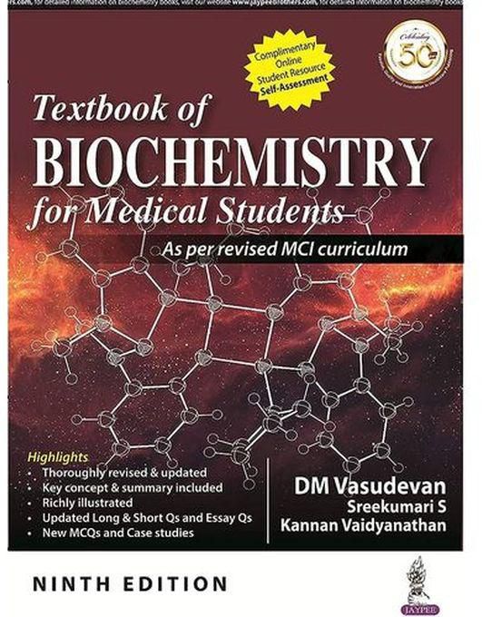Textbook Of Biochemistry For Medical Students.