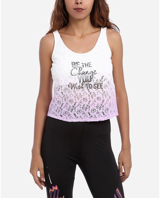 OR Be The Change Top - Light Purple