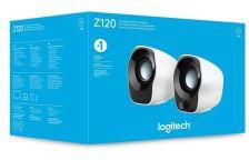 Logitech Z120 white Stereo usb Powered Speakers 980 000513