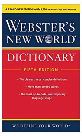 Webster's New World Dictionary: We Define Your World paperback english - 13 September 2016