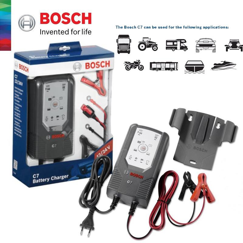 Bosch C7 Battery Charge Fully Automatic Mode 6 12V/24V Lead-Acid