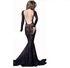 Sequined dress long section of mopping the floor.‫(ML60/BLACK)