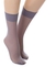 Esla Over The Calf Sheer Socks - Grey