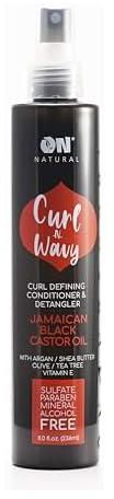 leebeauty.com On Natural Curl-N-Wavy Curl Defining Conditioner & Detangler [Jamaican Black Castor Oil] 8 Oz