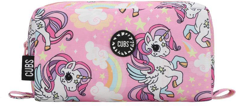 Baby Pink Unicorn & Rainbows Pencil Case