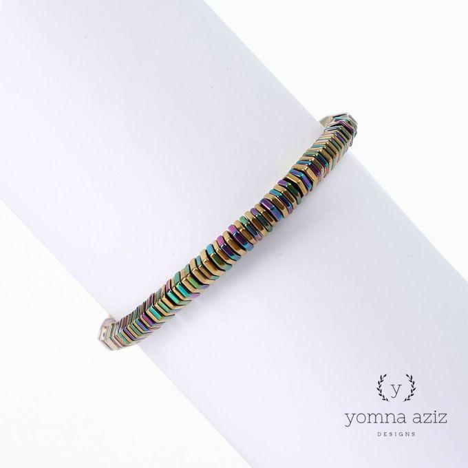 Multicolor Himatite Stone Unisex Bracelet