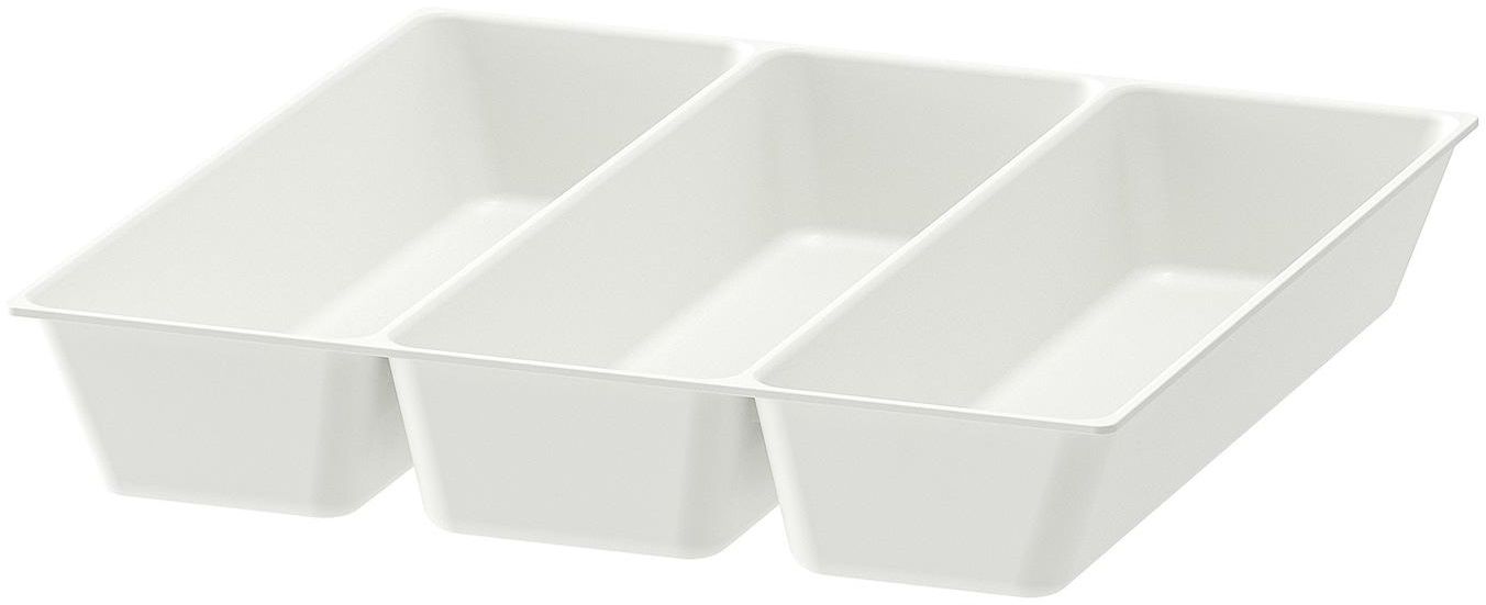 UPPDATERA صينية أدوات طعام - أبيض ‎32x31 سم‏