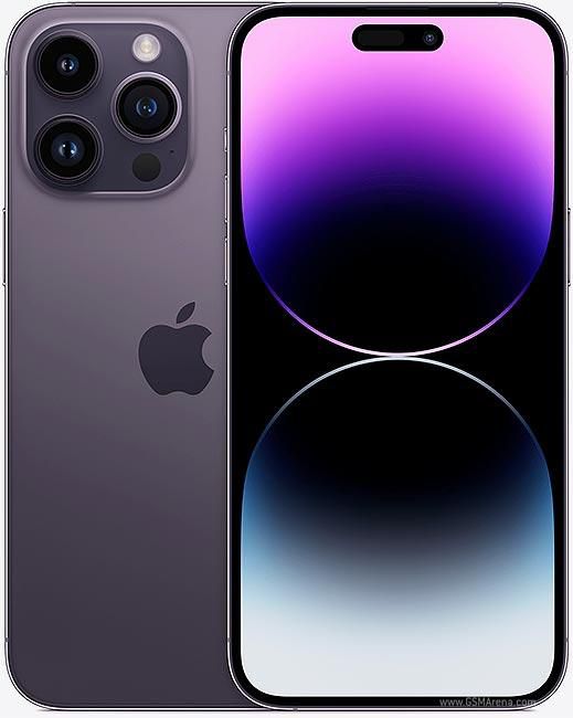 Apple iPhone 14 Pro 256GB 6GB RAM 6.1" LTPO Super Retina XDR OLED 120Hz A16 Bionic iOS 16 Triple 48MP Camera with TOF 3D LiDAR Scanner 3200mAh Fast Charging Battery Brand New 24-Month Warranty & 6-Month Liquid Or Screen Damage Protection