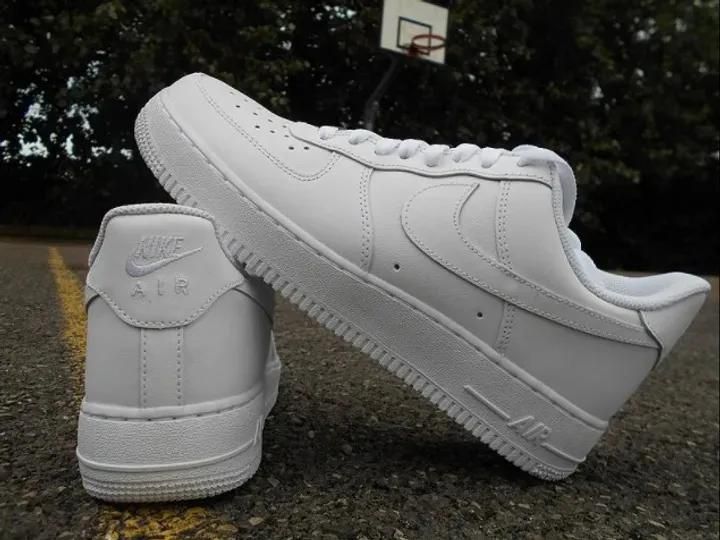 Nike Air Force 1 Low White Breathable Air force Unisex Shoes Sneakers