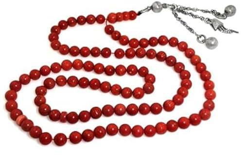 Coral Stone Rosary, 2724289994635,24.6g