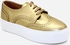 Tata Tio Platform Oxford Sneakers - Gold