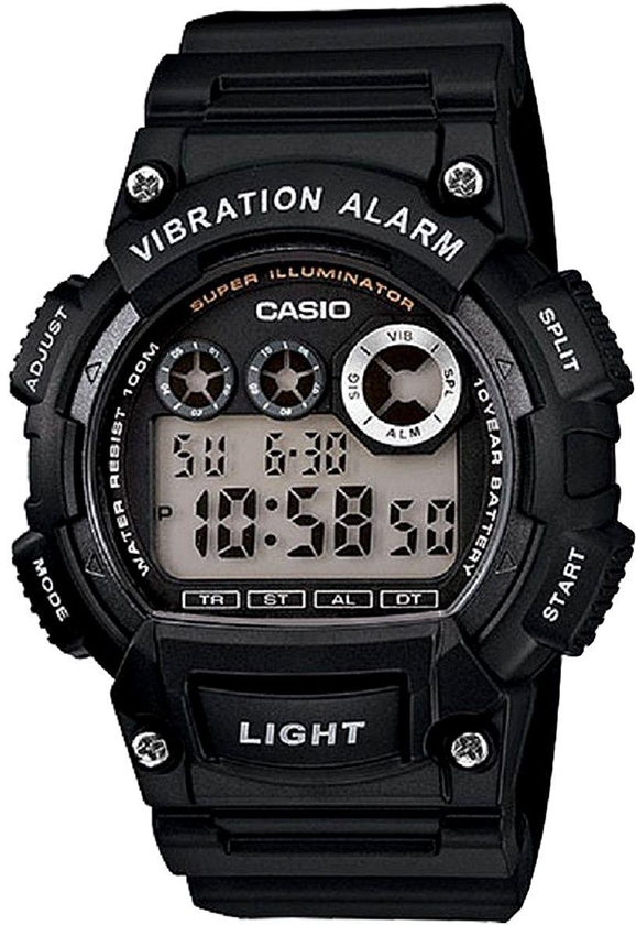 Casio Men's Multi Color Dial Resin Band Watch - W-735H-1AV