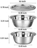 Multifunctional Stainless Steel Bowl with Lid, Salad Mixing Bowl, Cheese Slicer, Strainer for Washing Vegetables, Fruits, Rice