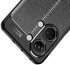 جراب OnePlus Nord 3 ، كفر مضاد للانزلاق بتصميم ليتشي ، جراب نحيف لامتصاص الصدمات - أسود