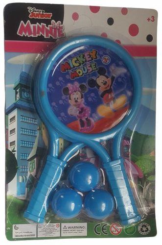 Generic Table Tennis 2 Bats + 3 Balls Mickey Mouse