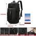 KUKUBOX Gym Bags Sport Tote Changing Travel Backpack for Men and Women with Shoe Compartment Wet Pocket Black, Black