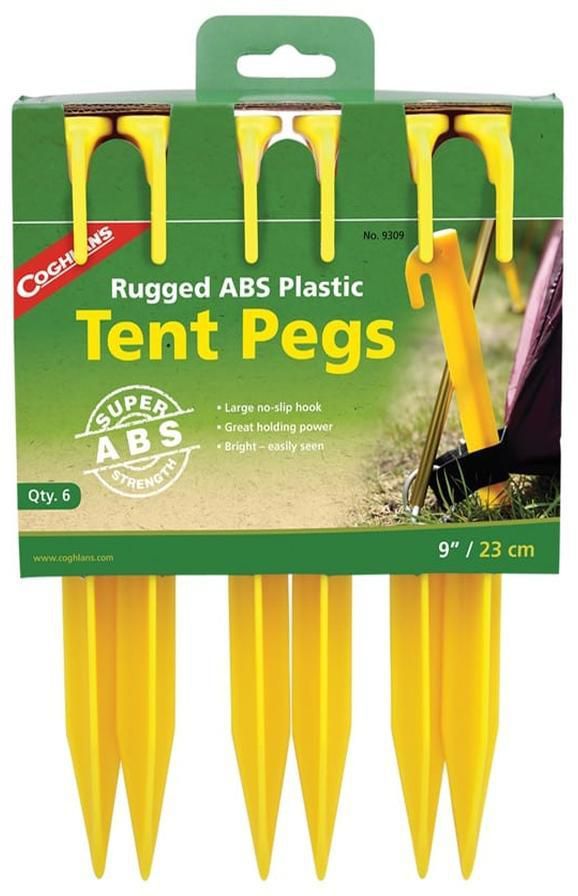 Coghlan's Tent Pegs (23 cm, Pack of 6)
