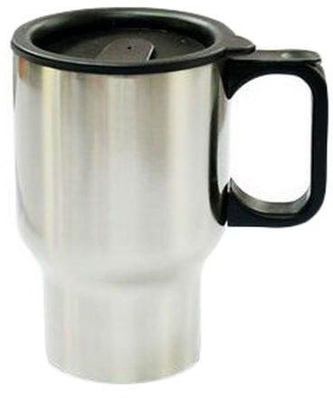 Printed Stainless Steel Coffee Mug Silver