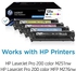 HP خراطيش حبر 131A اسود وازرق سيان وماجنتا واصفر (عبوة من 4 قطع) | تعمل مع سلسلة HP LaserJet Pro 200 لون M251 وHP LaserJet Pro 200 لون MFP M276 Series | CF210AQ1