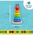 World Of Eric Carle The Very Hungry Caterpillar Wooden Stacker With Colorful Rainbow Rings 7 Inch Stacking Solid Wood Educational Developmental Toy Sorting And Stacking Multicolor
