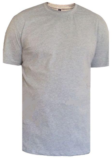 Pack Of 3 Plain Round Neck Cotton T-Shirt - Grey